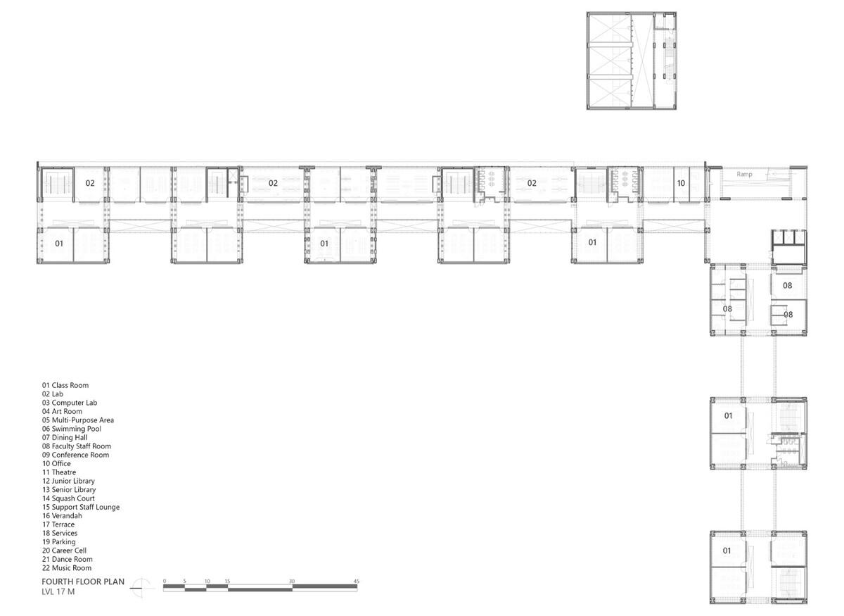 Shiv Nadar 学校 / Stephane Paumier Architects