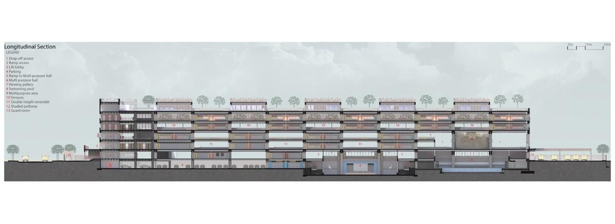Shiv Nadar 学校 / Stephane Paumier Architects