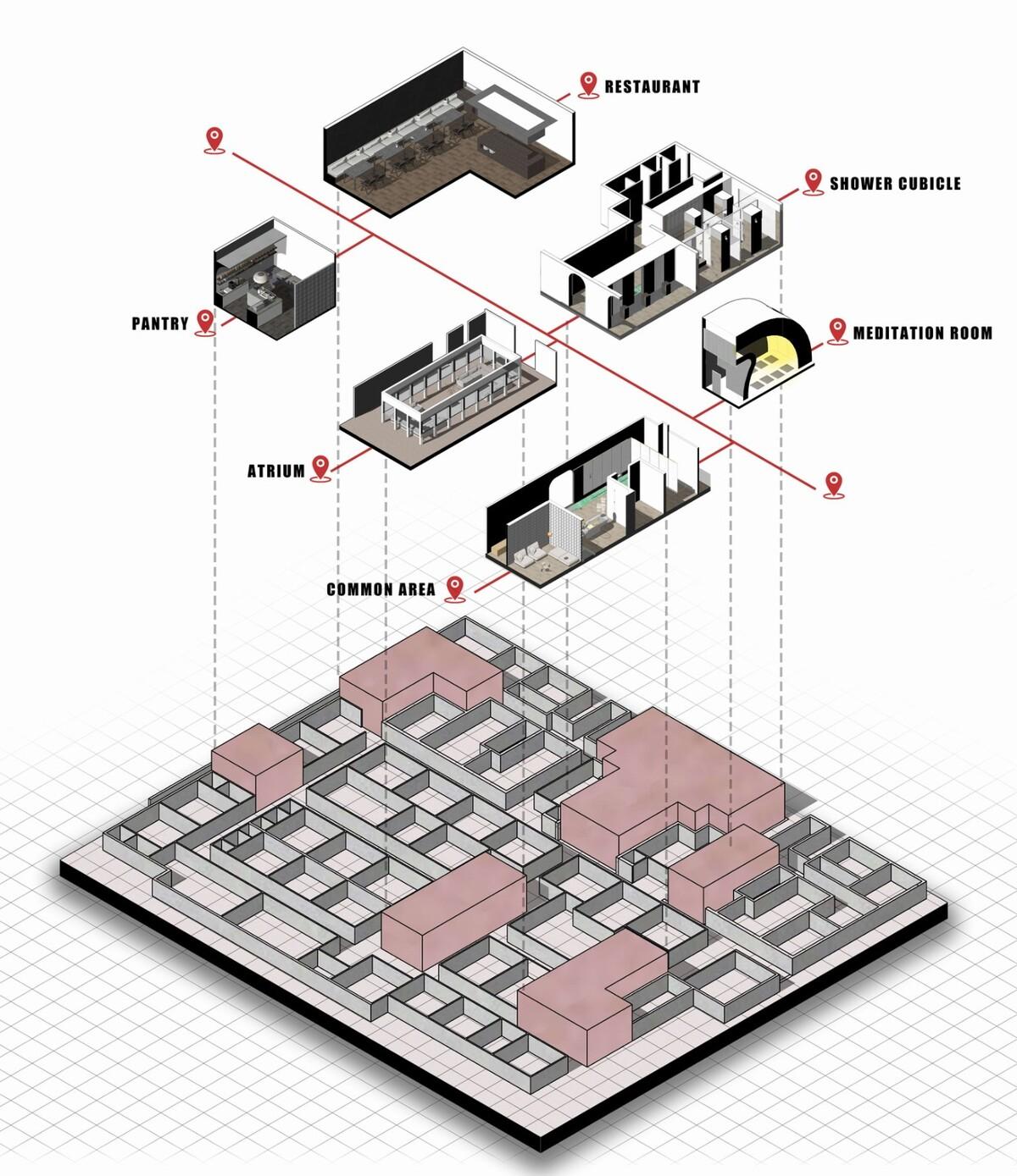 内向理疗SPA，沈阳 / 素造建筑