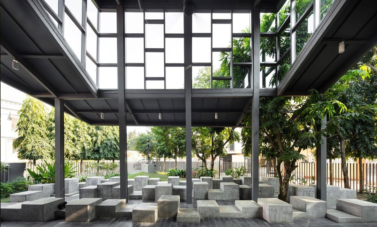 Arthshila文化中心 – 文化适应及再利用私人基础设施 / Abin Design Studio