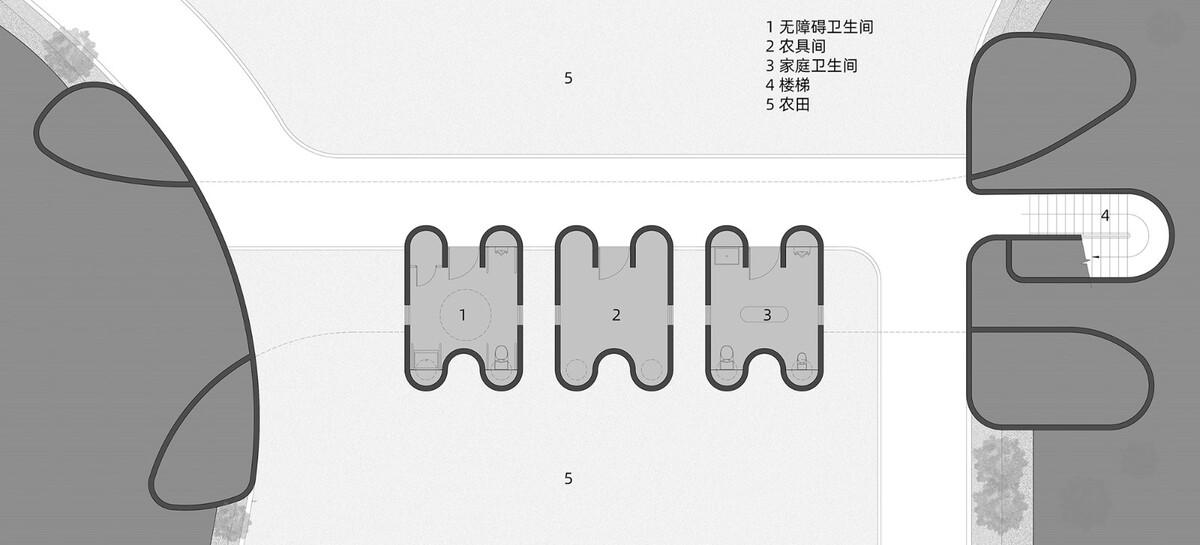 桥厕 / 锋茂建筑
