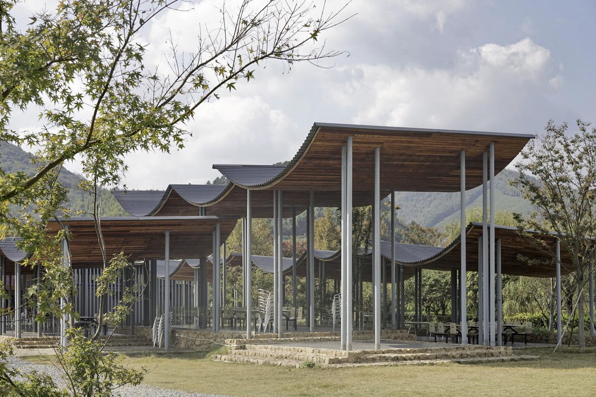 径山花海帐亭 / 浙江农林大学园林设计院 + 杭州东维建筑 - 建筑学院官方网站