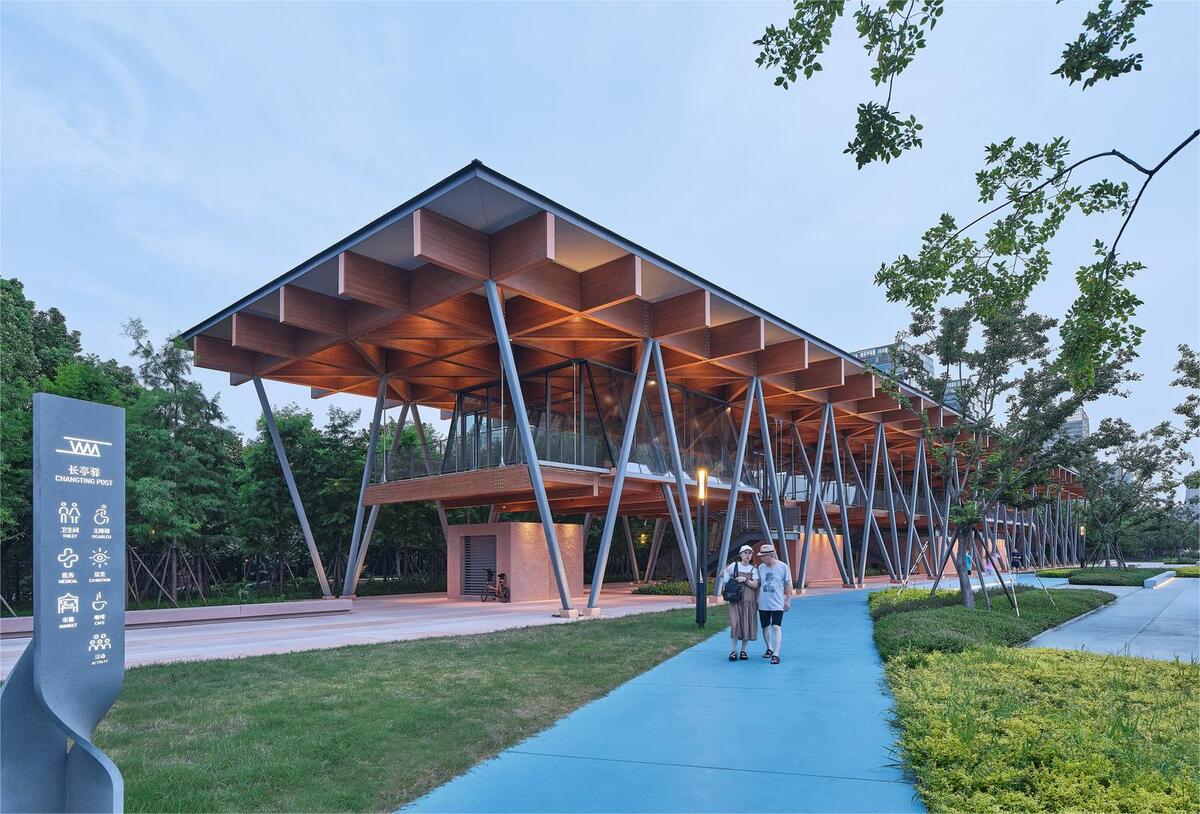 杭州滨江公共空间·长亭驿 / 同济原作设计工作室 - 建筑学院官方网站