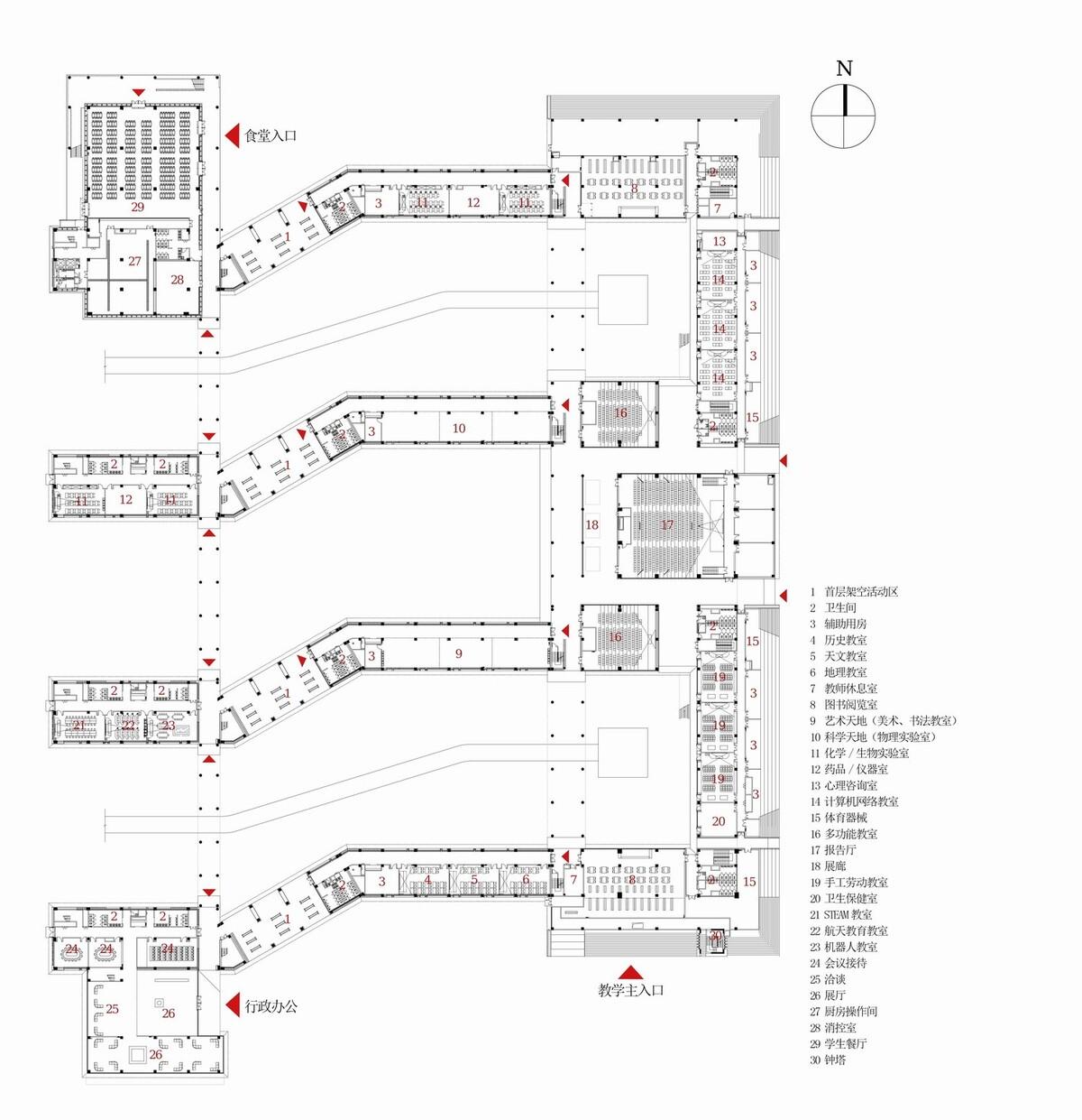 渤海实验学校（基础教育部） / 中科院建筑设计研究院有限公司