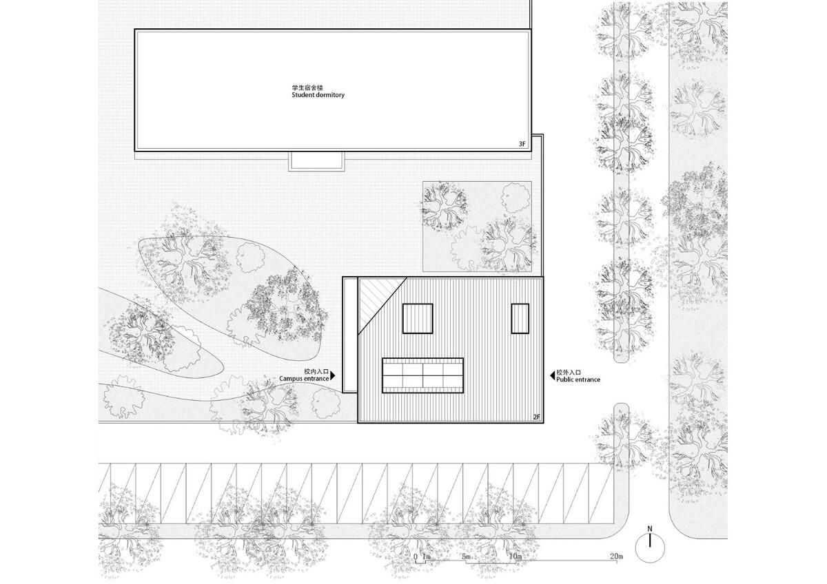 陕西希望工程校园图书馆2.0 / 垣建筑