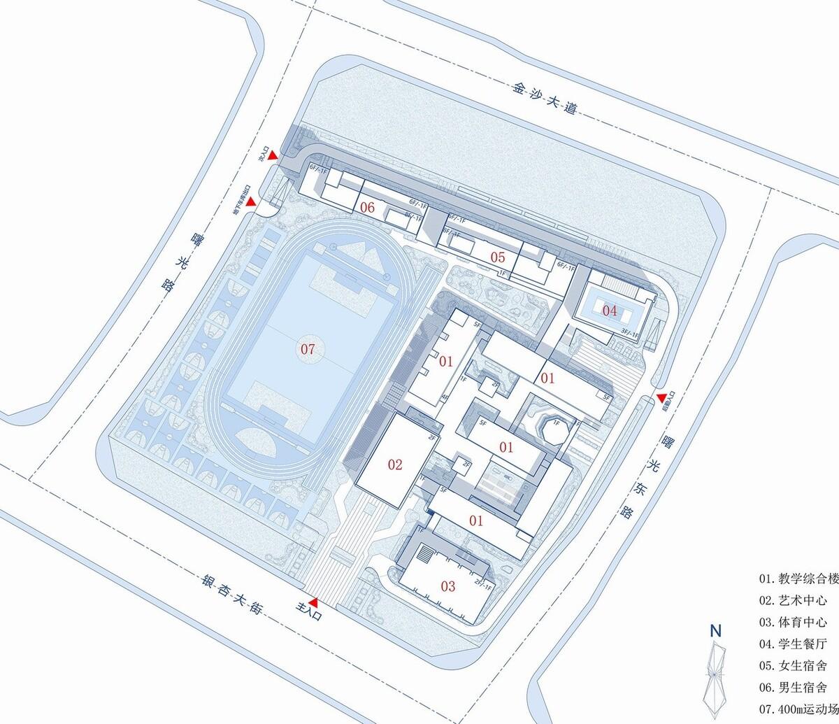 河南安阳振中学校 / 山东建筑大学建筑城规学院象外营造工作室