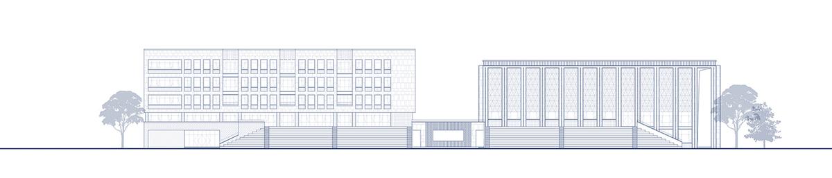 河南安阳振中学校 / 山东建筑大学建筑城规学院象外营造工作室