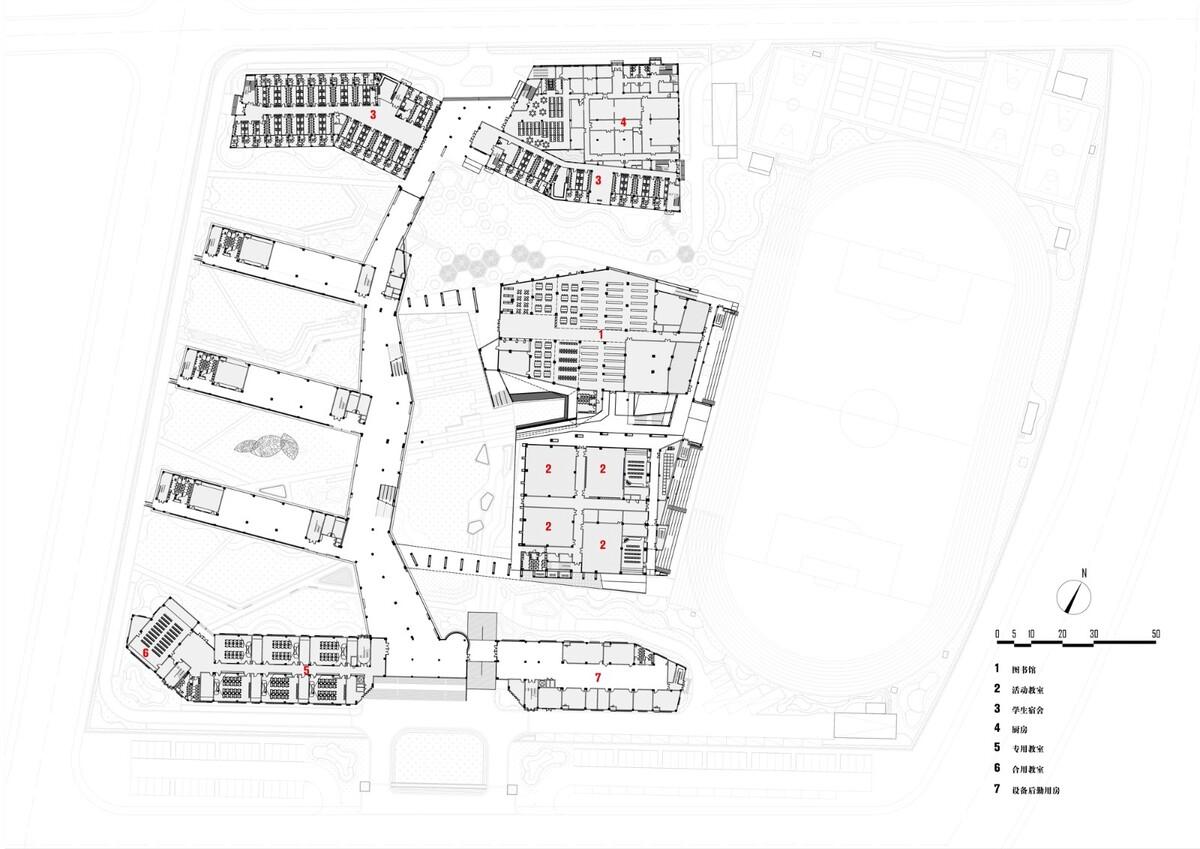 杭州中泰中学建筑设计 / LZGC量子构城设计事务所+浙江建院建筑规划设计院