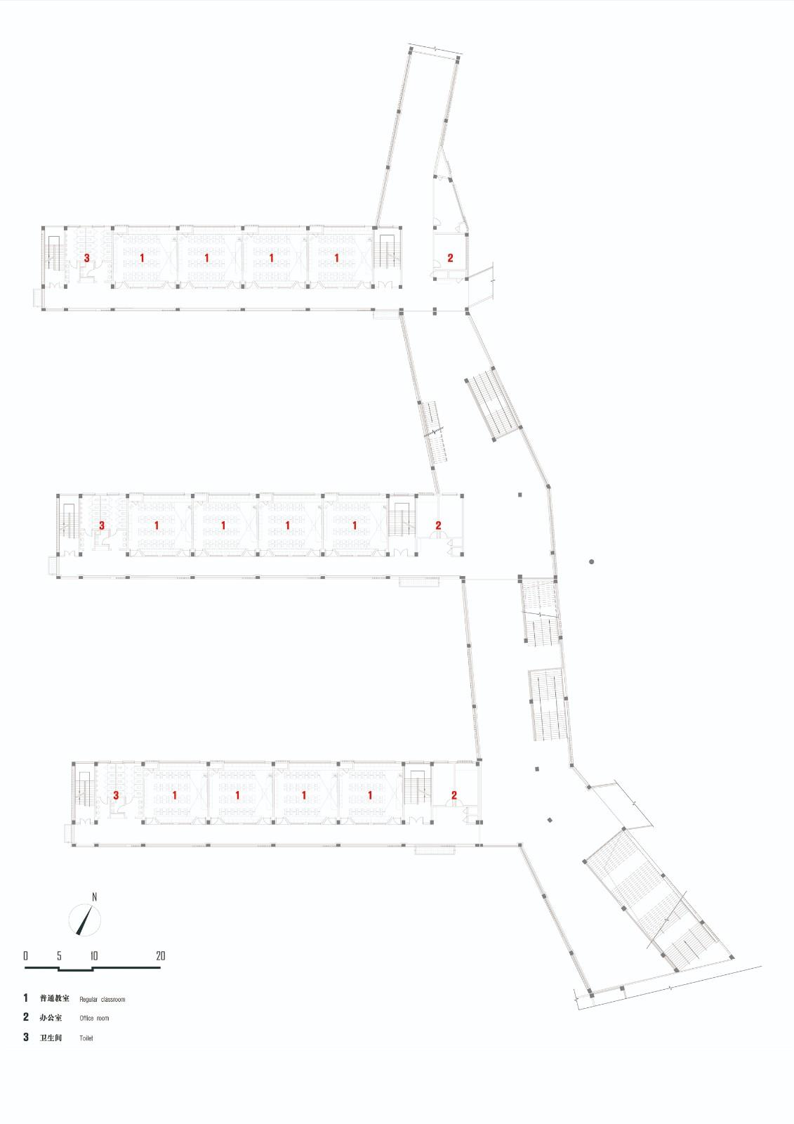 杭州中泰中学建筑设计 / LZGC量子构城设计事务所+浙江建院建筑规划设计院