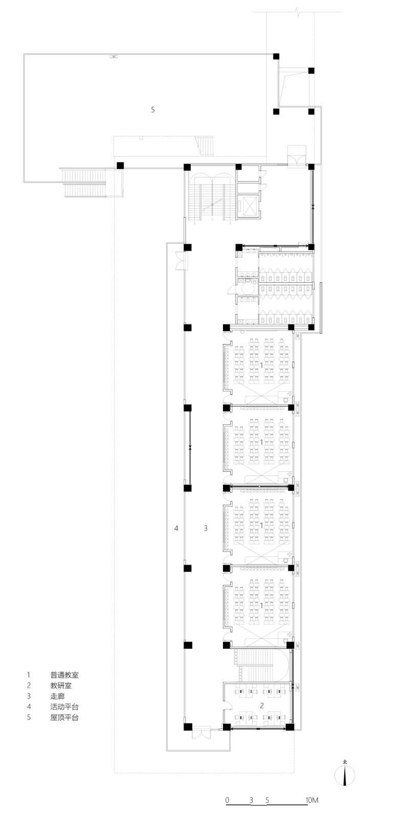 西安市未央路小学综合楼 / 中国建筑西北设计研究院 屈培青工作室