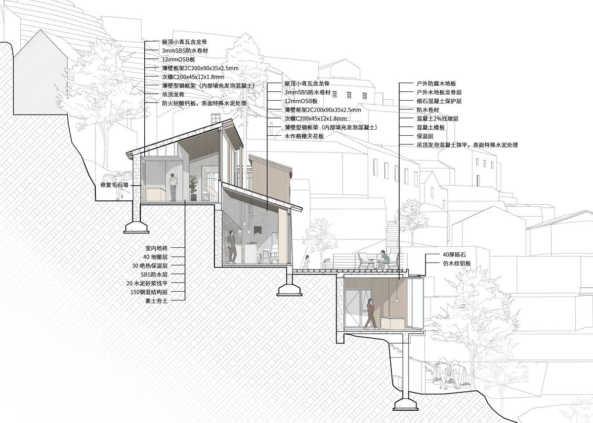 崖居古村的新生：松阳•飞蔦集二期 / 孟凡浩-line+建筑事务所