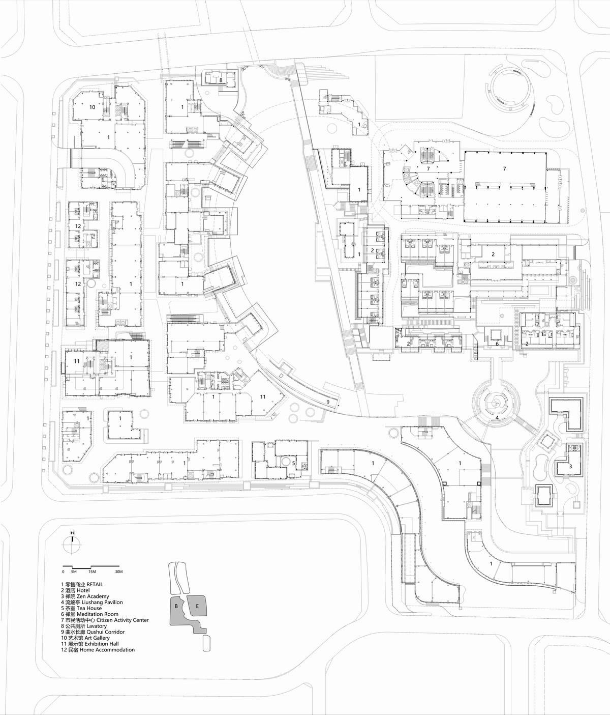 成都彭州龙兴寺区域城市更新 / BIAD-ASA筑景工作室