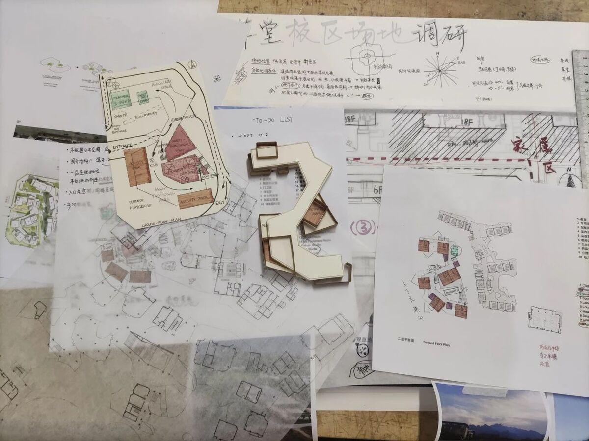看看西建大学妹设计的“”场所精神“”幼儿园