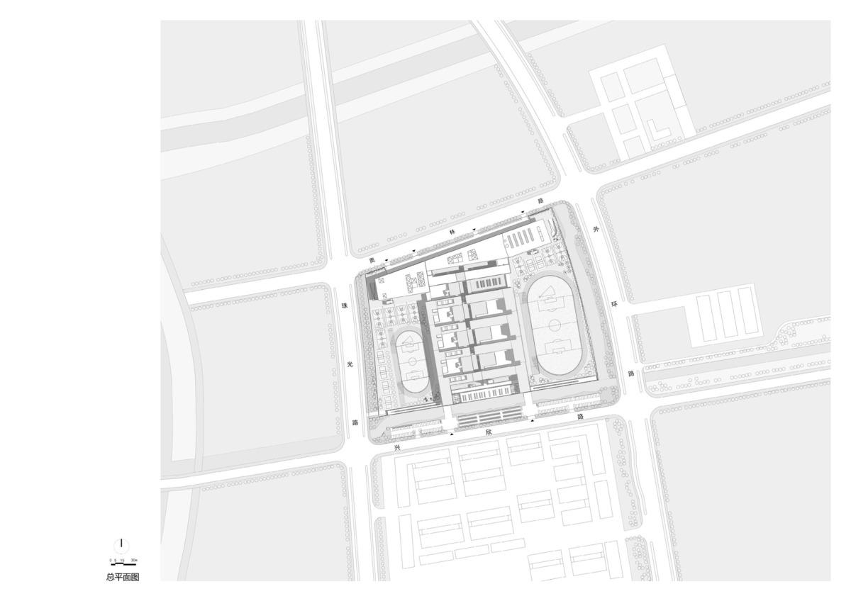 苏州大学高邮实验学校 / 九城都市建筑