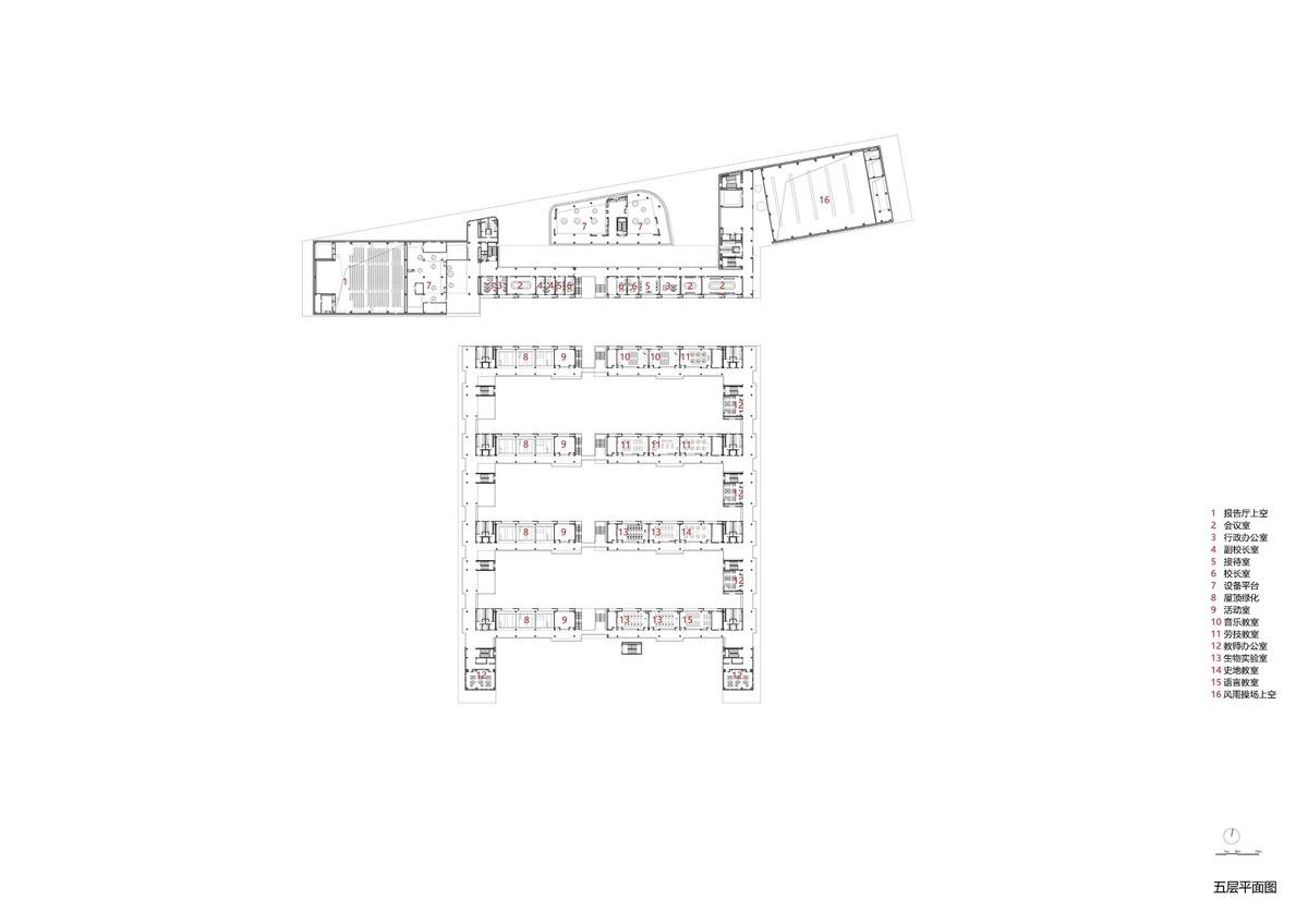 苏州大学高邮实验学校 / 九城都市建筑