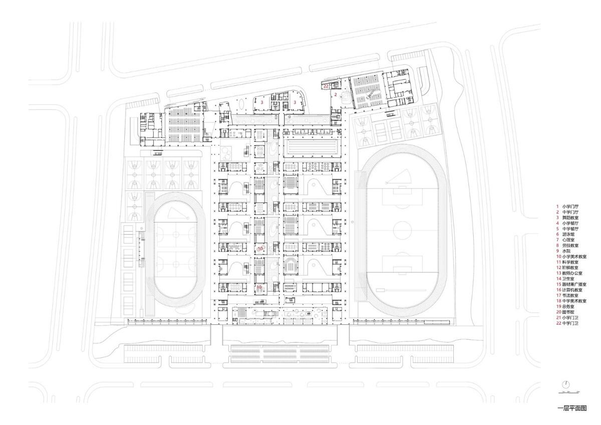 苏州大学高邮实验学校 / 九城都市建筑