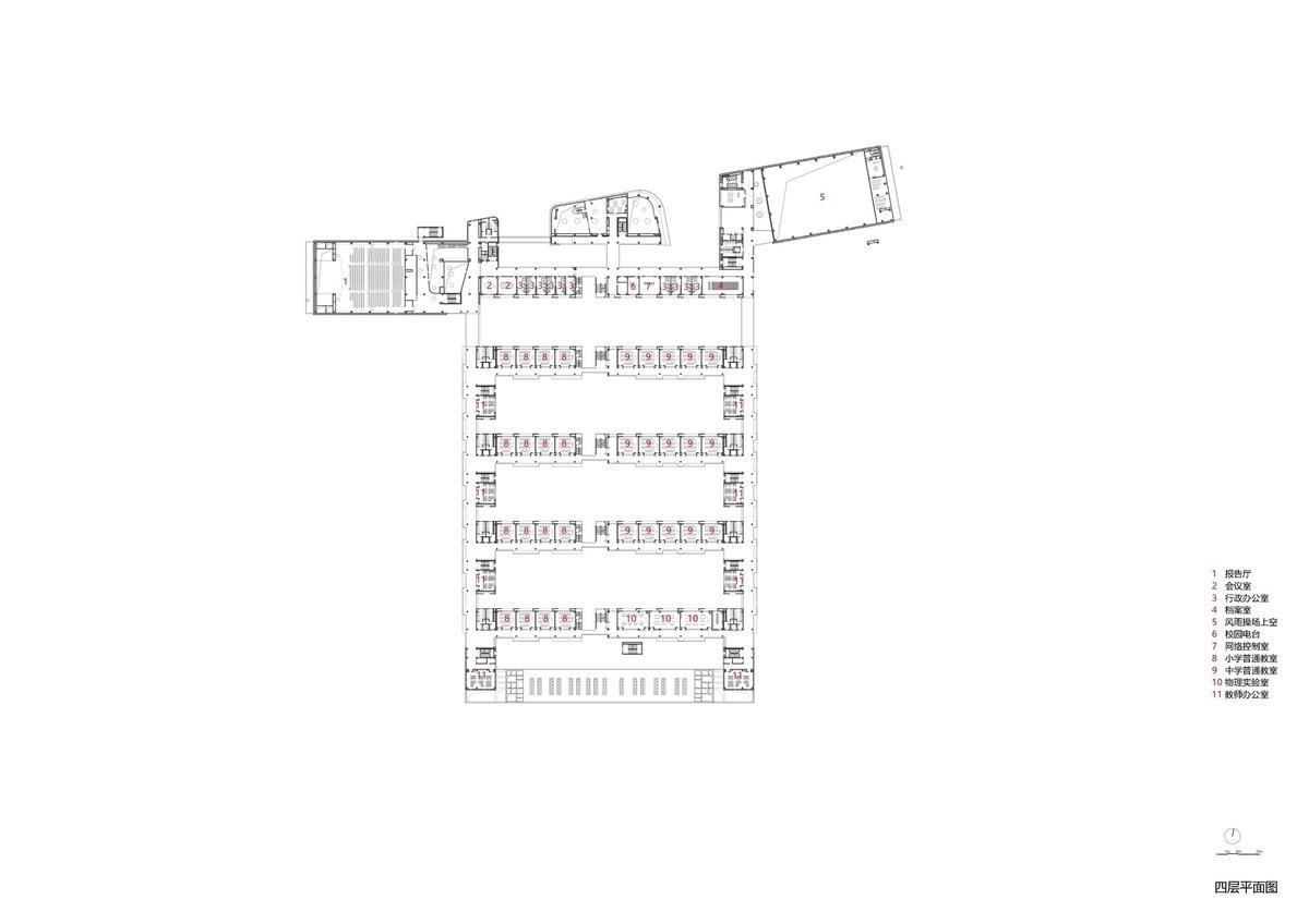 苏州大学高邮实验学校 / 九城都市建筑