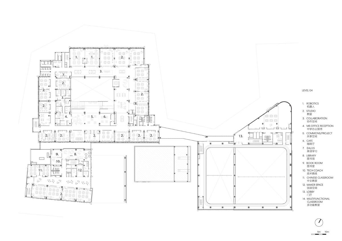 广州美国人外籍人员子女学校科学城校区 / Perkins&Will
