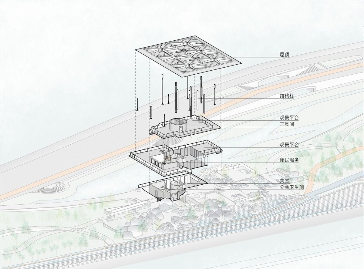 杭州滨江公共空间·涧石驿与停云驿 / 同济原作设计工作室
