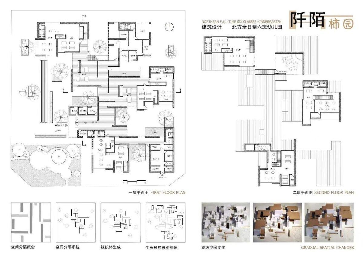 山建大学弟借鉴德国馆，以“穿墙透壁”设计幼儿园并获得新人赛TOP100