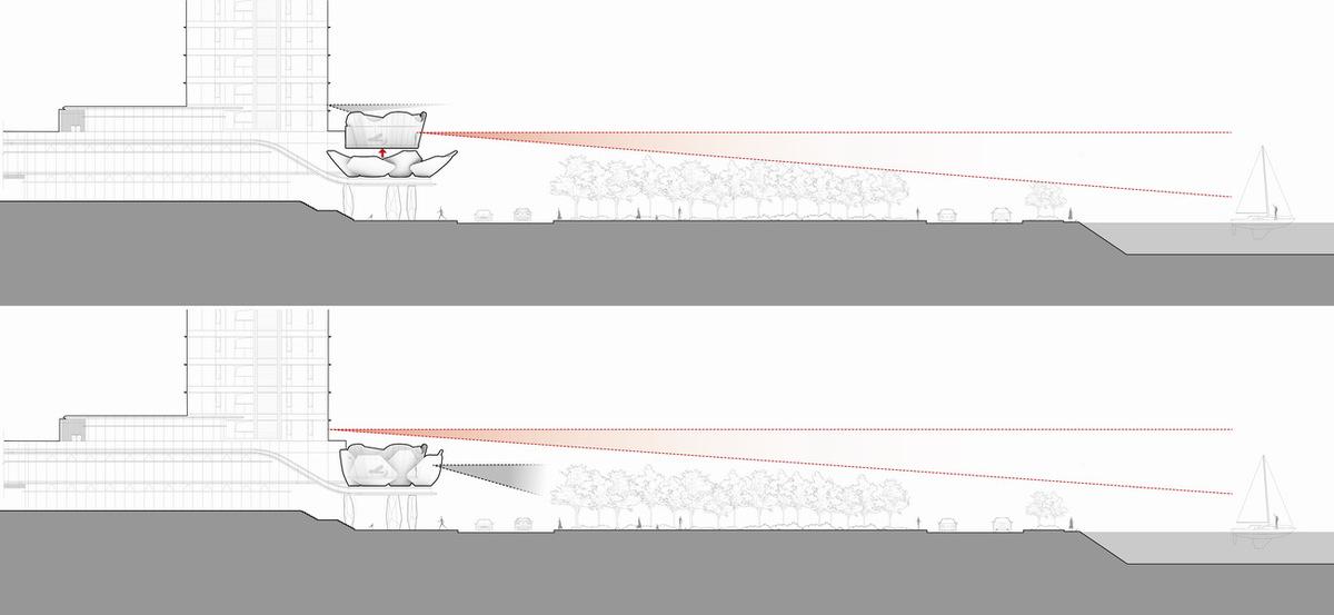 整体可动的动态建筑：长沙“湘江之眼” / 朱培栋-line+建筑事务所