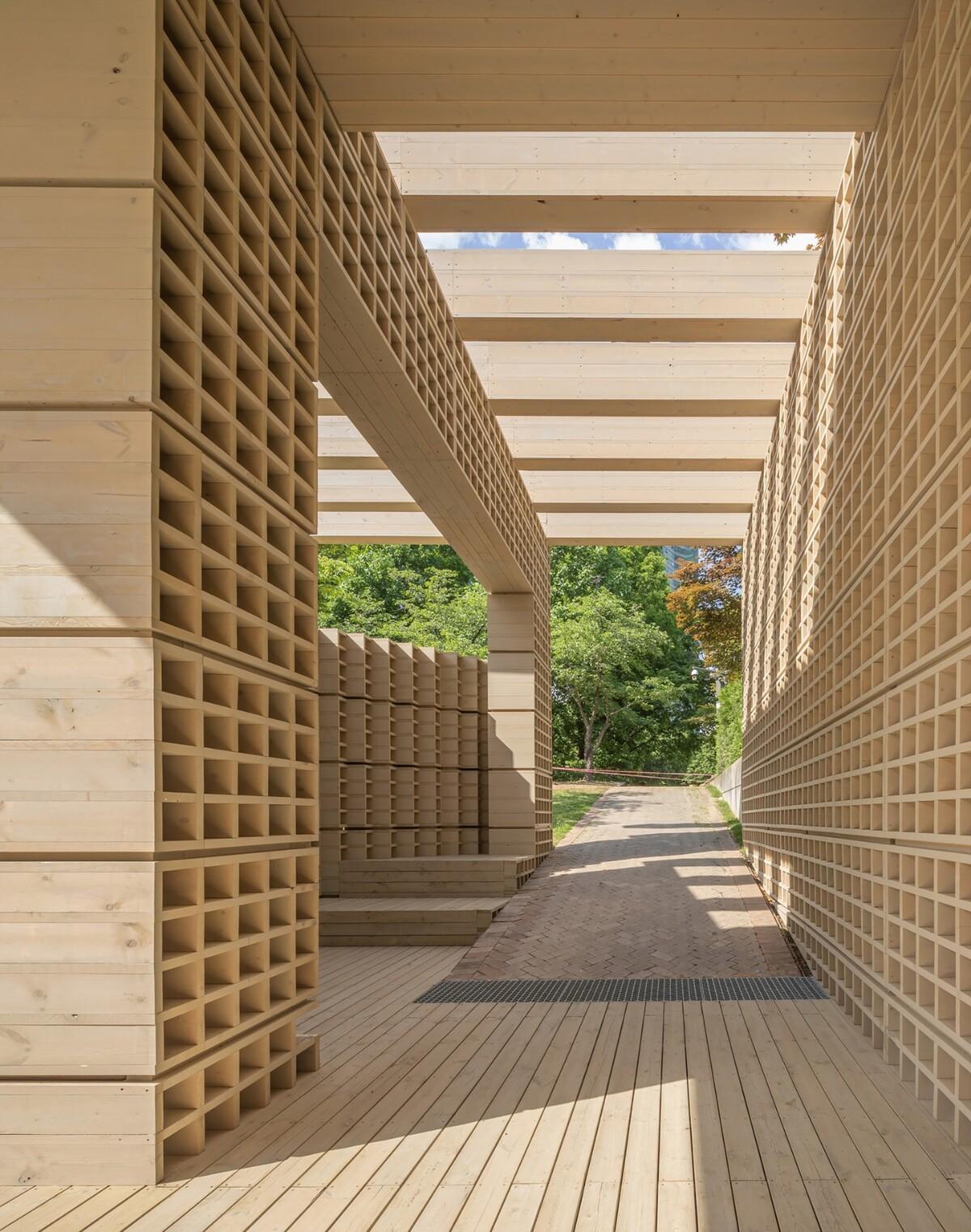 生态矩阵，呼吸网亭 / Soltozibin Architects