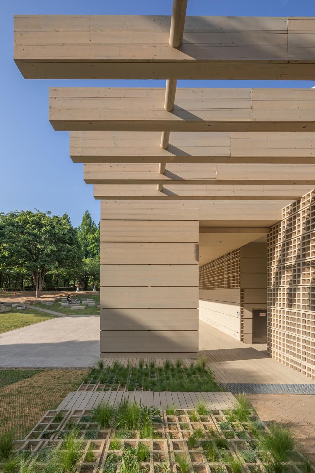 生态矩阵，呼吸网亭 / Soltozibin Architects