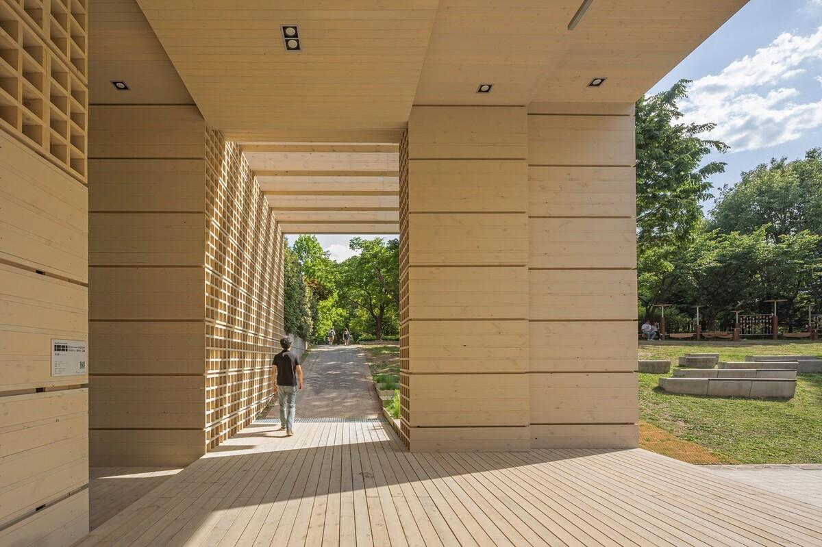 生态矩阵，呼吸网亭 / Soltozibin Architects