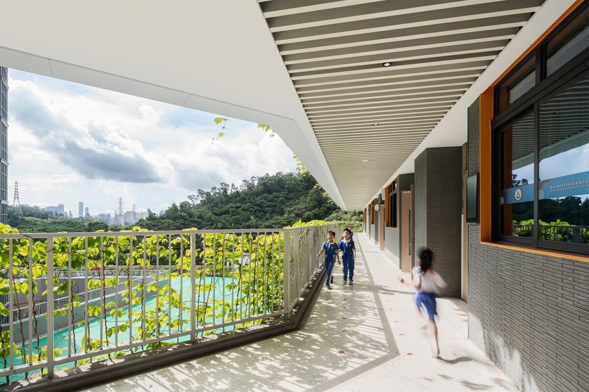 “上山”校园：深圳福田实验教育集团侨香学校·北校区 / 申都设计