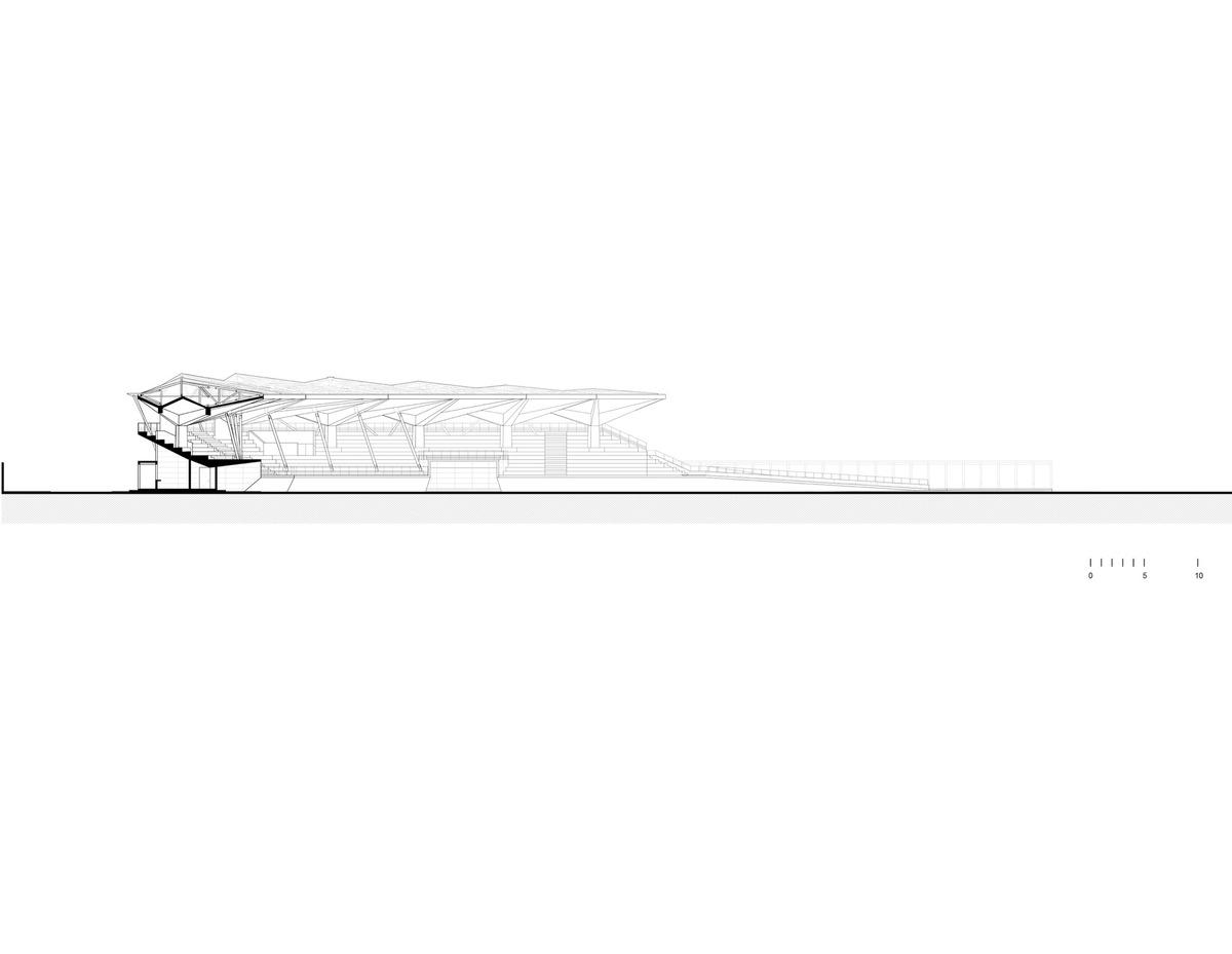 Manuel Vargas Iziquierdo 棒球场与体育中心 / Bernardo Quinzaños + CCA Centro de Colaboración Arquitectónica