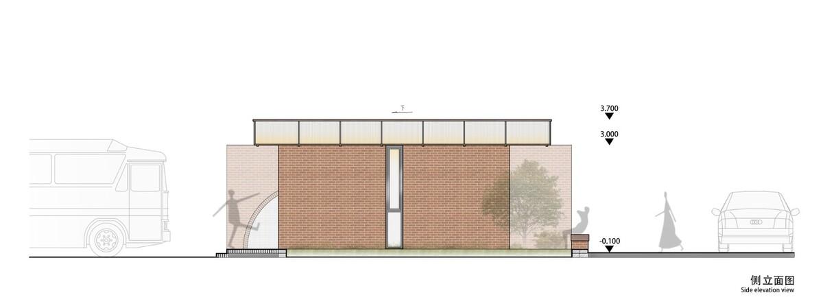 留坝老街红砖公厕 / 尌林建筑设计事务所