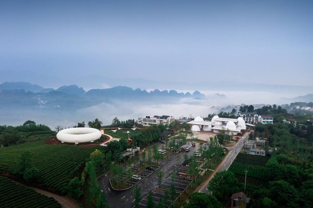 上天入地：下岩贝穿云编木隧&腾云气象环 / 朱培栋-line+建筑事务所