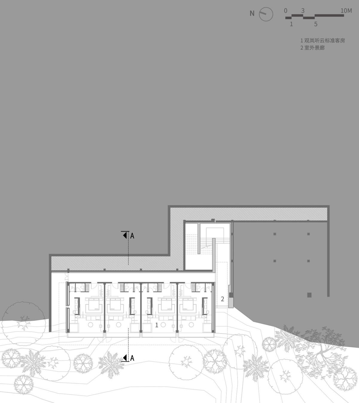 相遇在山间：下岩贝景区云峰十二重 / 朱培栋-line+建筑事务所
