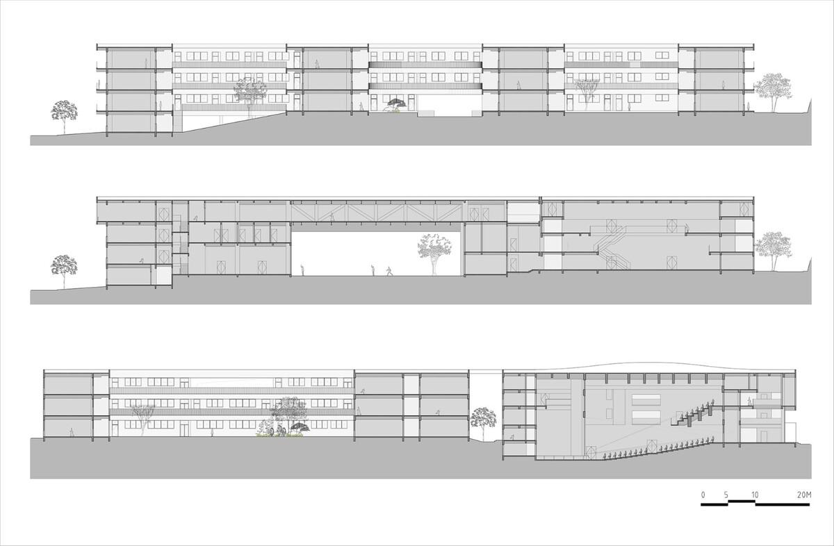 南山五福堂高级中学 / 小写建筑