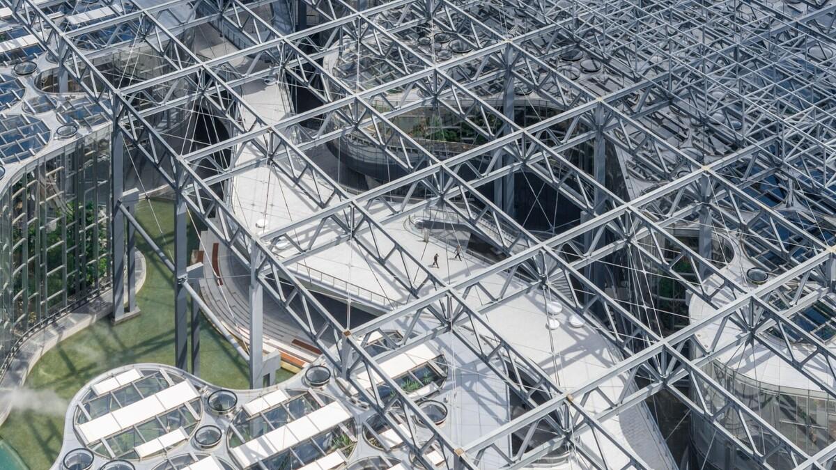 上海版“疯狂植物园”，亚洲最大温室花园 / Delugan Meissl Associated Architects