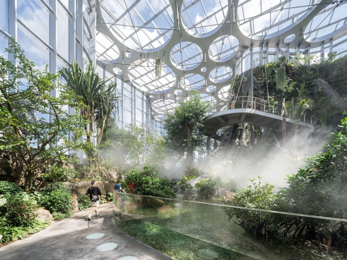 上海版“疯狂植物园”，亚洲最大温室花园 / Delugan Meissl Associated Architects