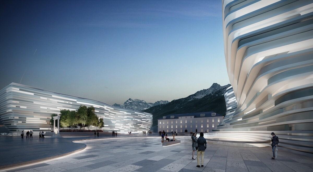 冰川校园:瓦莱达奥斯塔大学新校区 / MCA建筑事务所