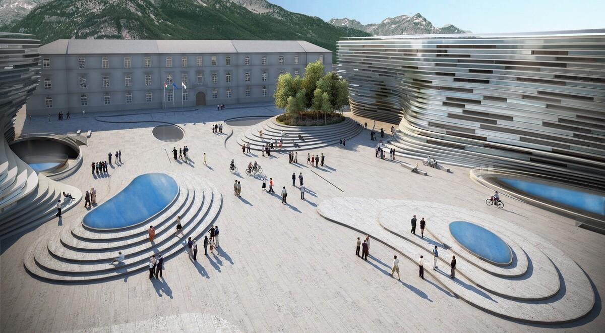 冰川校园:瓦莱达奥斯塔大学新校区 / MCA建筑事务所