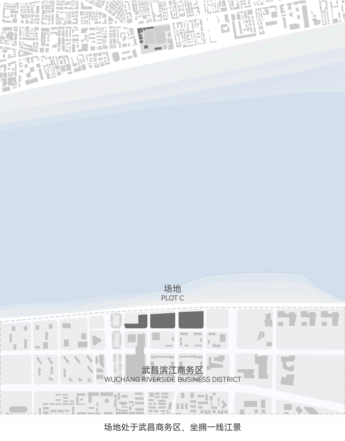 武汉长江中心国际竞赛方案 / line+朱培栋关于城市坐标的双重思考