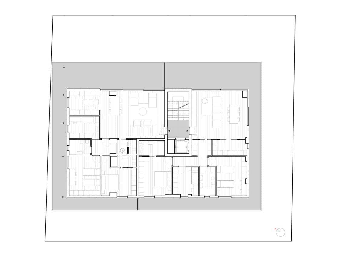 德阿米奇斯154号住宅建筑 / Giovanni Vaccarini Architetti