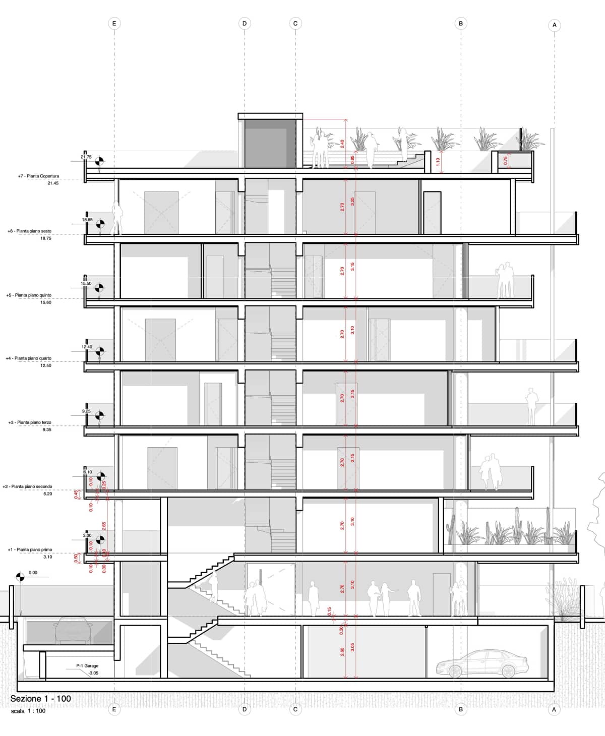 德阿米奇斯154号住宅建筑 / Giovanni Vaccarini Architetti