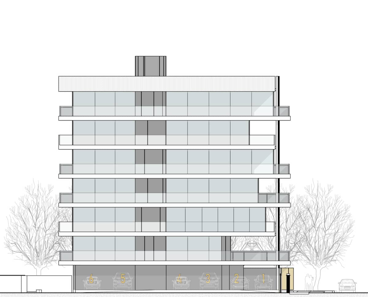 德阿米奇斯154号住宅建筑 / Giovanni Vaccarini Architetti