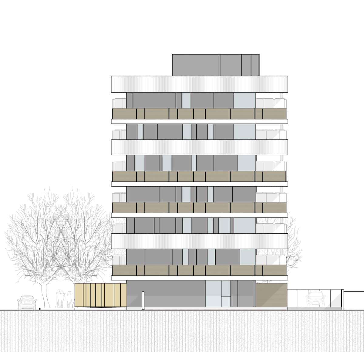 德阿米奇斯154号住宅建筑 / Giovanni Vaccarini Architetti