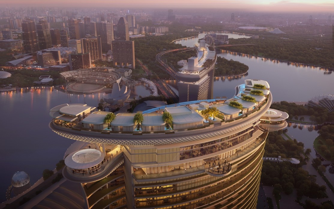 新加坡滨海湾金沙全新超豪华度假胜地启动开工仪式