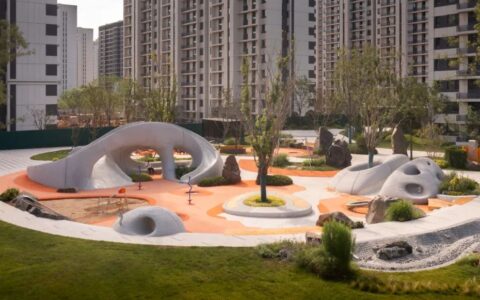 巨石公园·3D混凝土打印的儿童景观空间 / 喜随设计