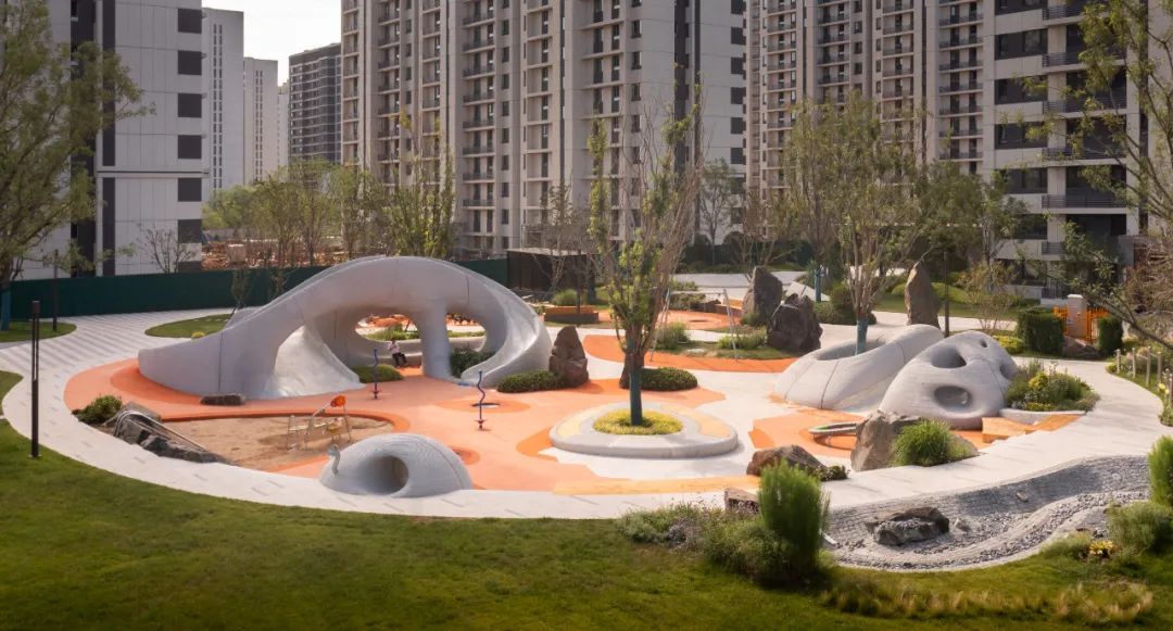 巨石公园·3D混凝土打印的儿童景观空间 / 喜随设计