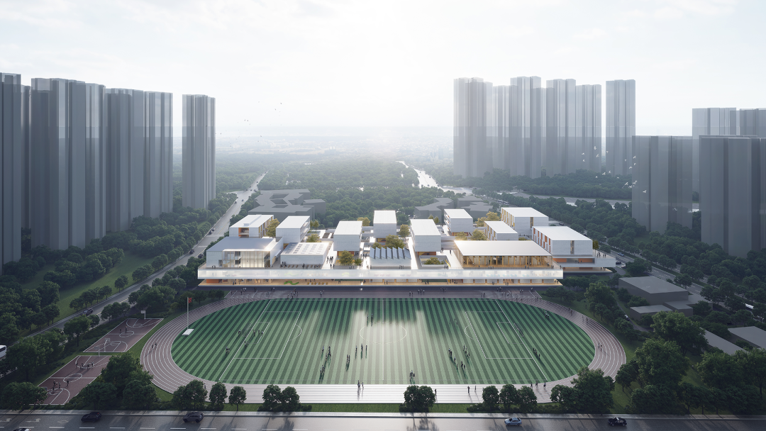 成都天府新区海洋路中学 / 长物建筑事务所