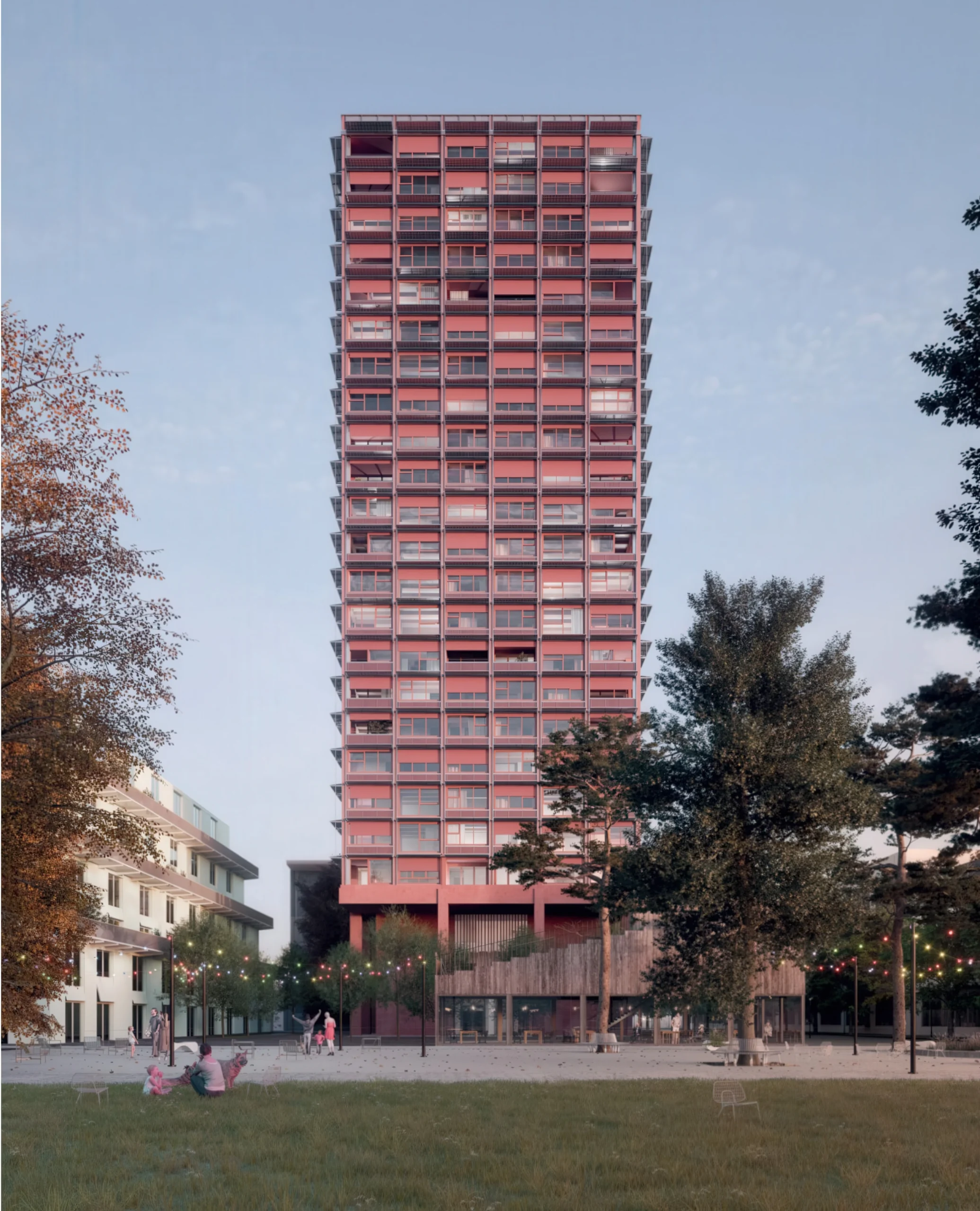 High Rise Arches Rise Areal 高层住宅 / Rise Areal High-Rise | Roger Boltshauser - 建筑学院官方网站